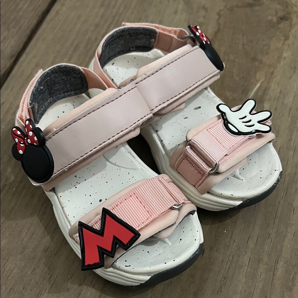 Zara Pink Kids Sandals with Fun Accents
